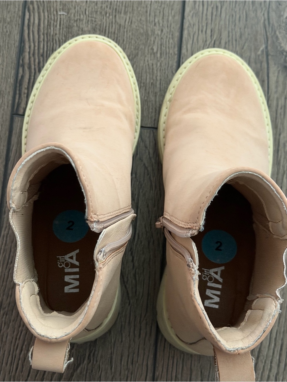 MIA Girls Blush Ankle Boots